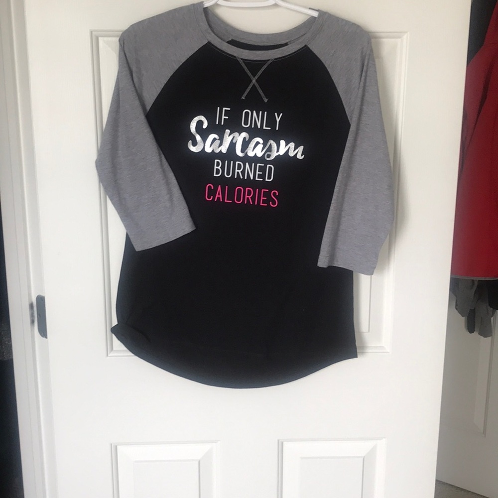 Graphic baseball tee